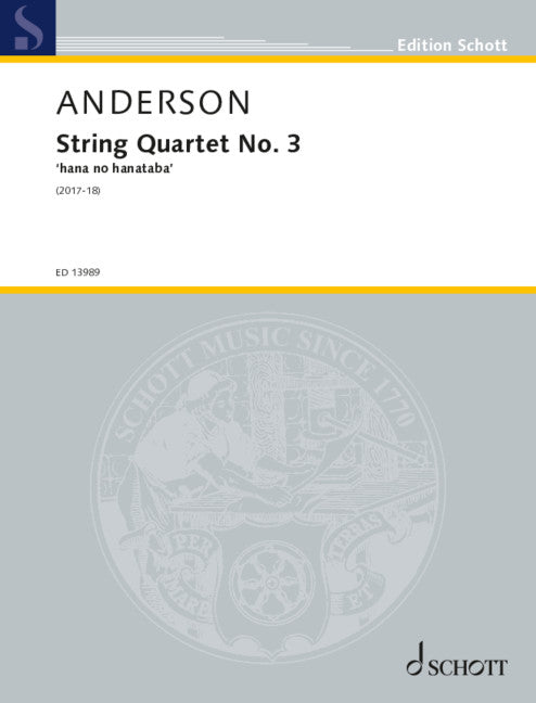 Anderson: String Quartet No. 3