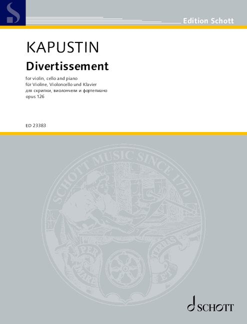 Kapustin: Divertissement, Op. 126