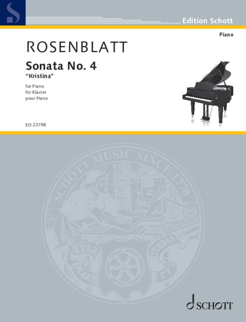 Rosenblatt: Piano Sonata No. 4