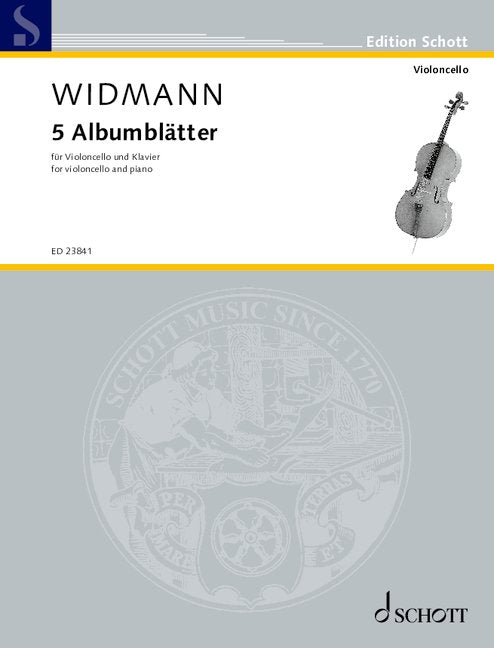 Widmann: 5 Albumblätter