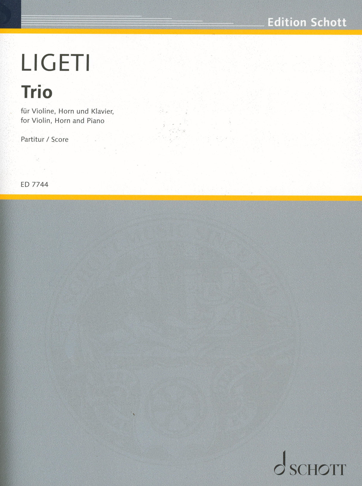 Ligeti: Trio