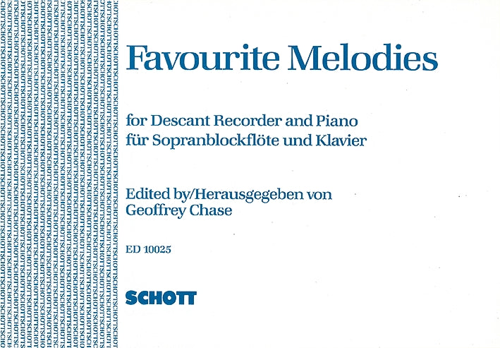 Favourite Melodies for Descant Recorder and Piano