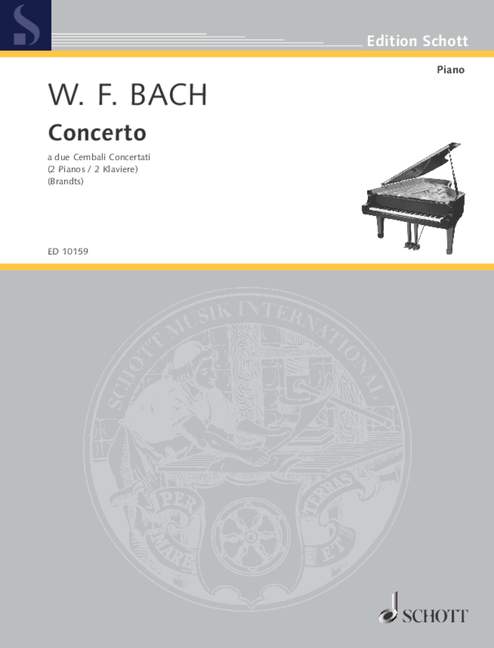 W.F. Bach: Concerto for Two Harpsichords in F Major, BR-WFB A12