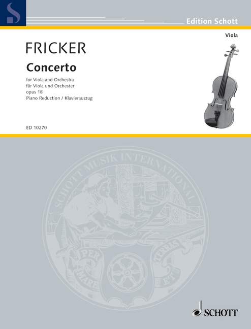 Fricker: Viola Concerto, Op. 18