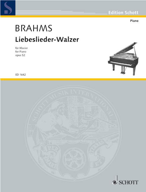 Brahms: Liebeslieder-Walzer, Op. 52 (arr. for solo piano)