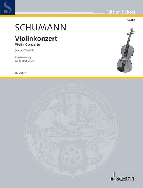 Schumann: Violin Concerto in D Minor, WoO 1