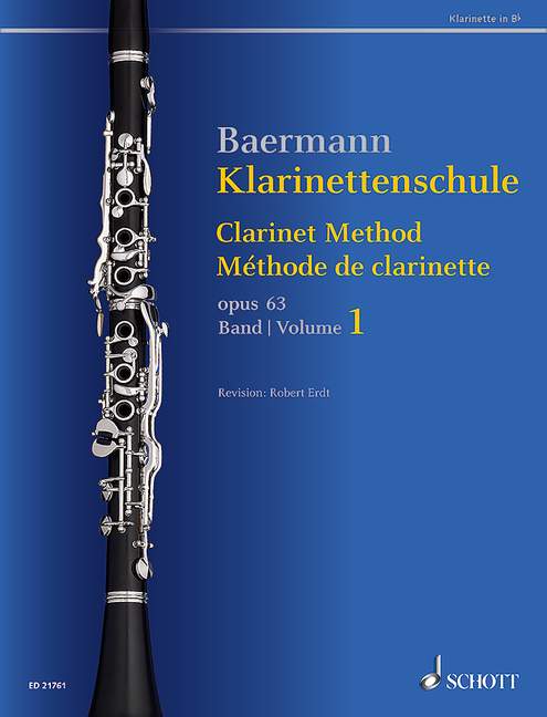 Baermann: Clarinet Method, Op. 63 - Volume 1 (Nos. 1-33)