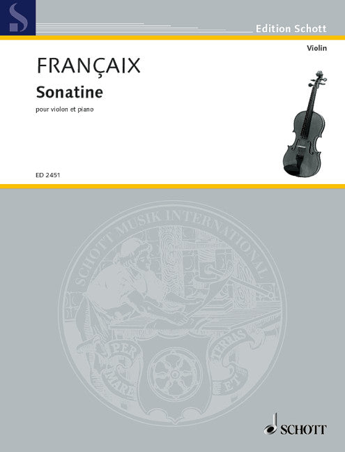 Françaix: Sonatine