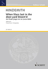 Hindemith: When lilacs last in the door-yard bloom'd