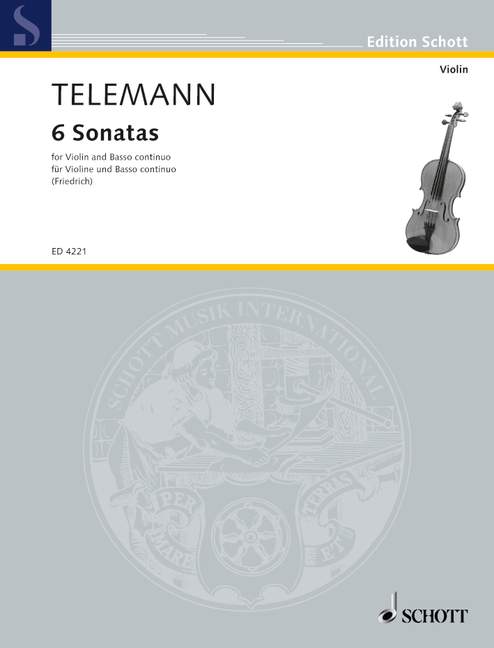 Telemann: 6 Violin Sonatas with Basso continuo