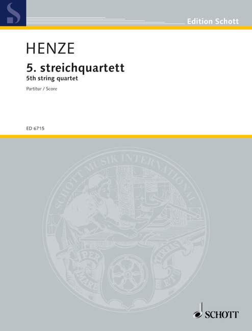 Henze: String Quartet No. 5