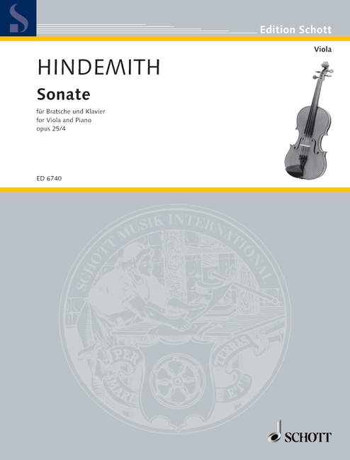 Hindemith: Viola Sonata, Op. 25, No. 4