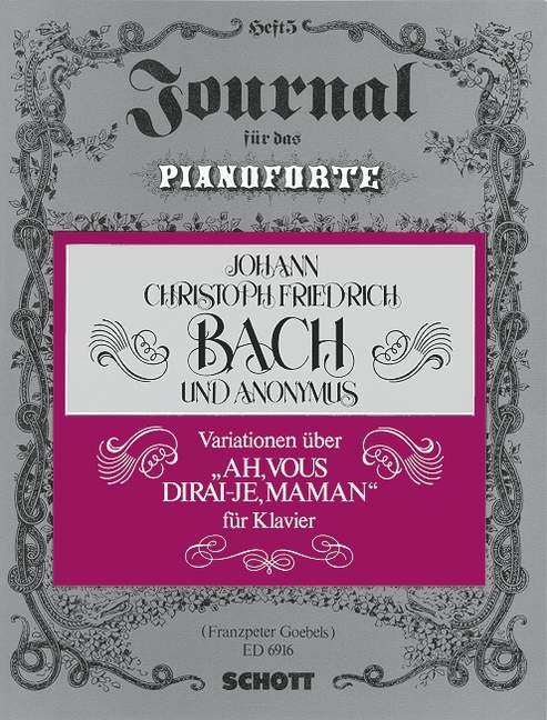 J.C.F. Bach / Anonymous: Variations on "Ah, vous dirai je, maman"