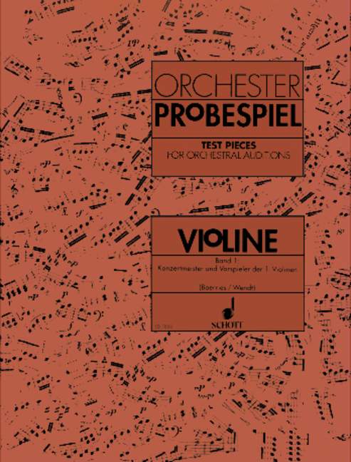 Test Pieces for Orchestral Auditions - Violin (Leader & Tutti Violin I)