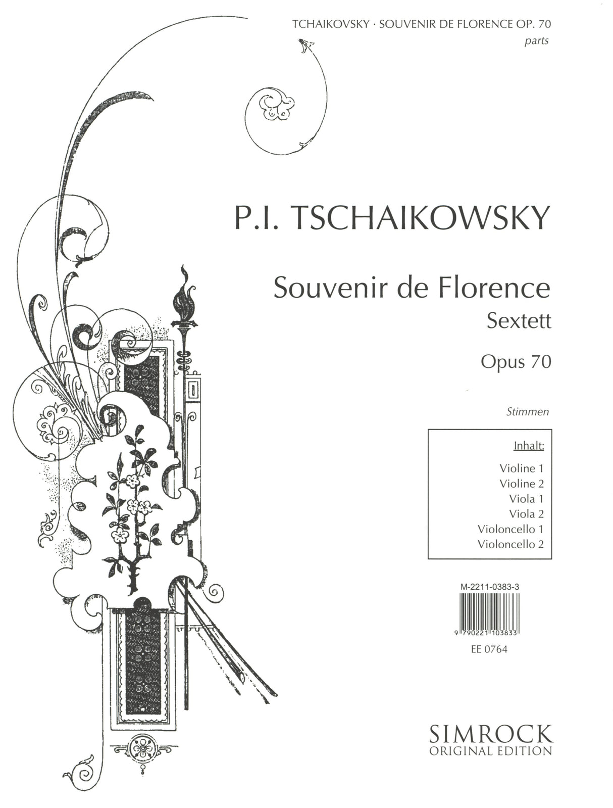 Tchaikovsky: Souvenir de Florence, Op. 70