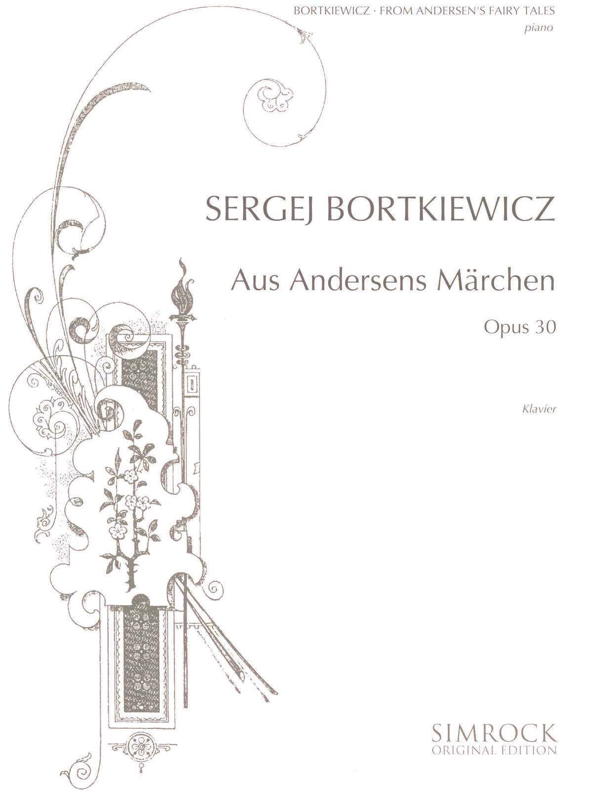 Bortkiewicz: From Andersen's Fairy Tales, Op. 30