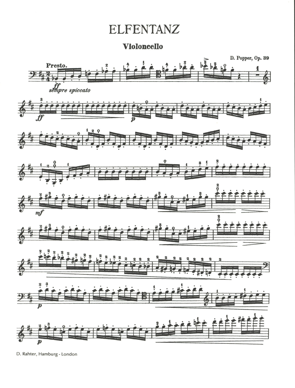 Popper: Dance of the Elves, Op. 39