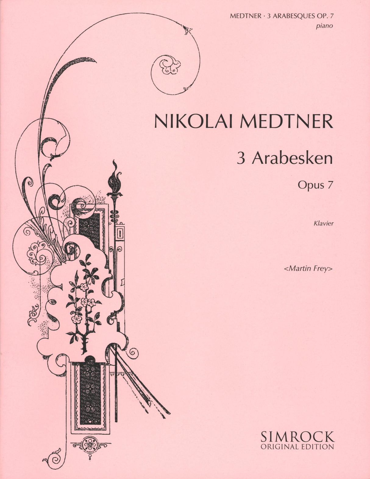 Medtner: 3 Arabesques, Op. 7