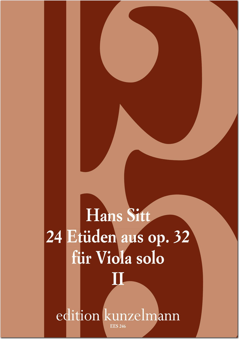 Sitt: 24 études from, Op. 32 - Book 2 (transc. for viola)