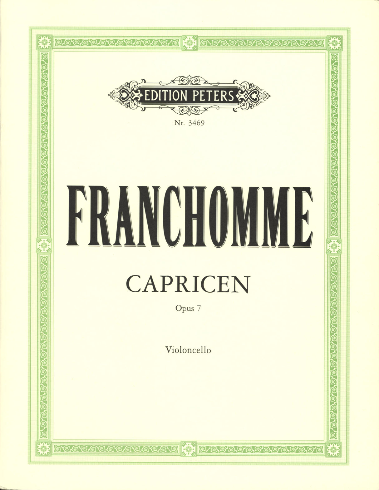 Franchomme: 12 Caprices, Op. 7