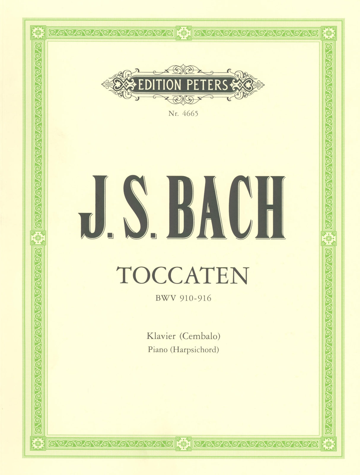 Bach: Toccatas, BWV 910-916