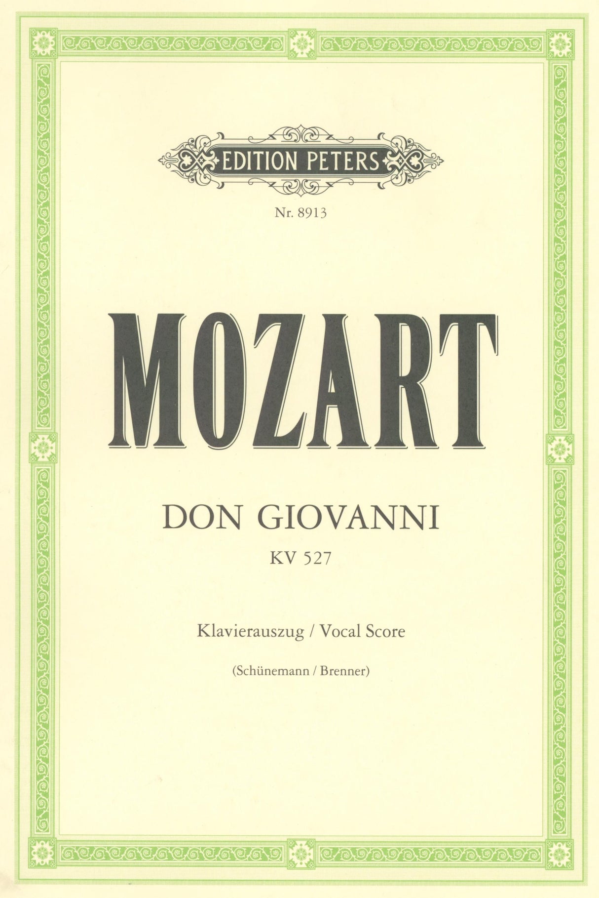 Mozart: Don Giovanni, K. 527