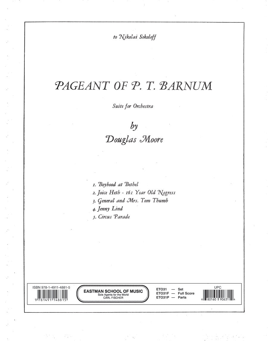 Moore: Pageant of P.T. Barnum