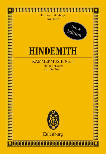 Hindemith: Kammermusik No. 4, Op. 36, No. 3