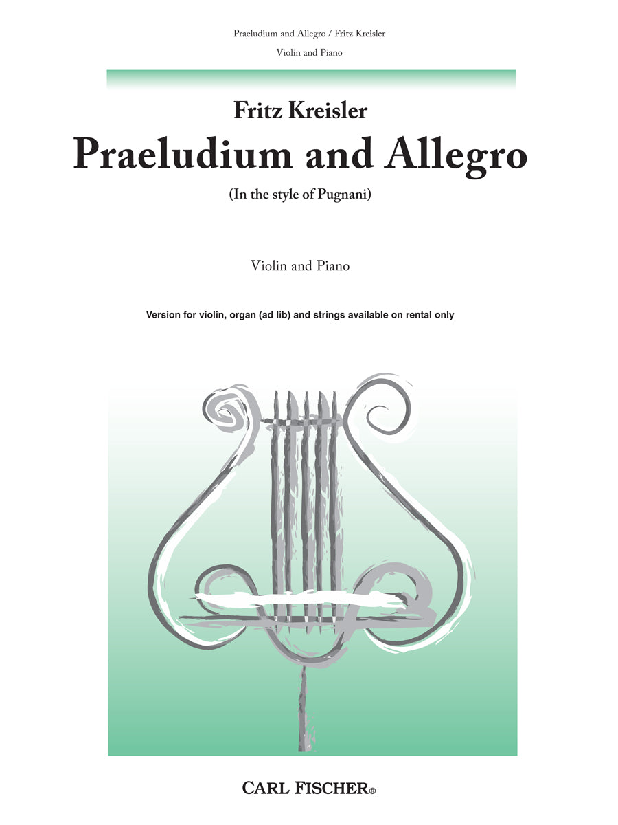 Kreisler: Praeludium and Allegro