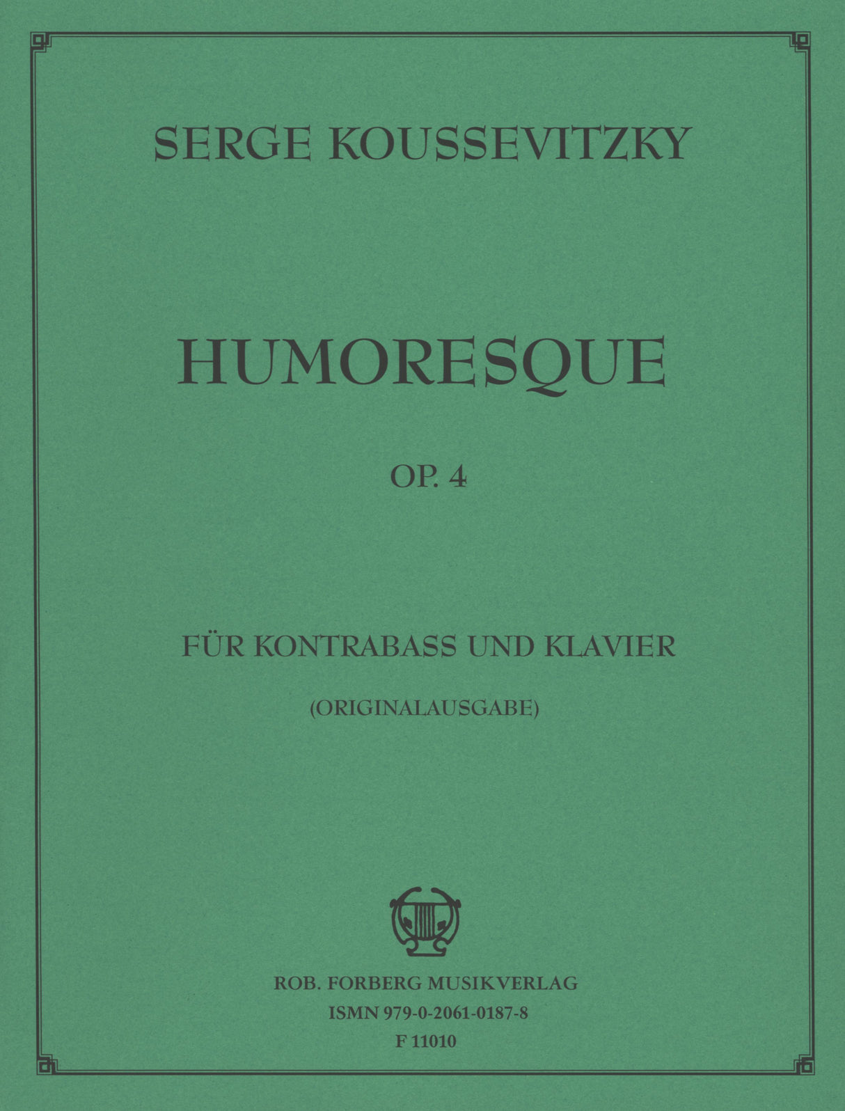 Koussevitzky: Humoresque, Op. 4