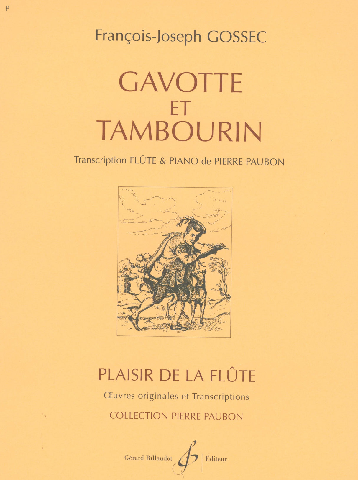 Gossec: Gavotte and Tambourin (arr. for flute and piano)