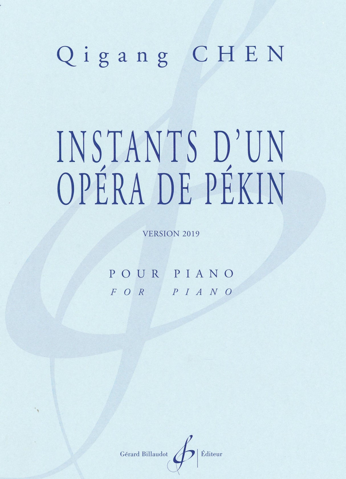 Chen: Instants d'un opéra de Pékin