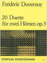 Duvernoy: 20 Horn Duets, Op. 3