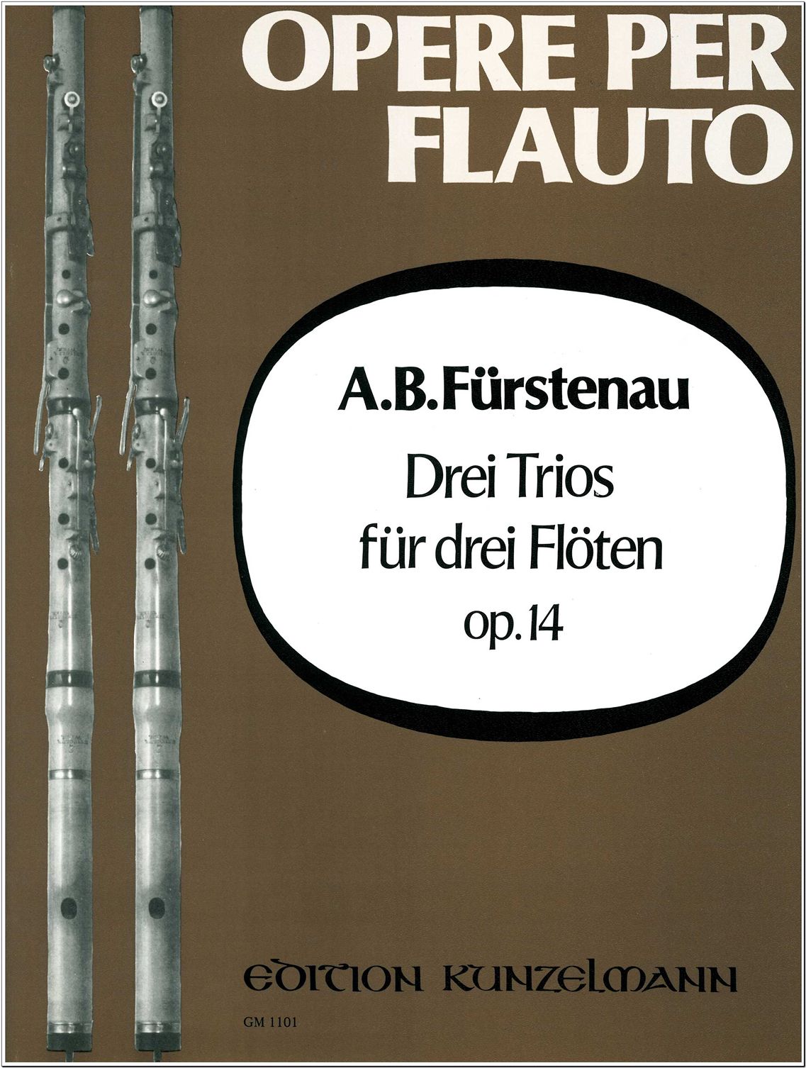 Fürstenau: 3 Trios for 3 Flutes, Op. 14