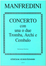 Manfredini: Concerto for 1 or 2 Trumpets