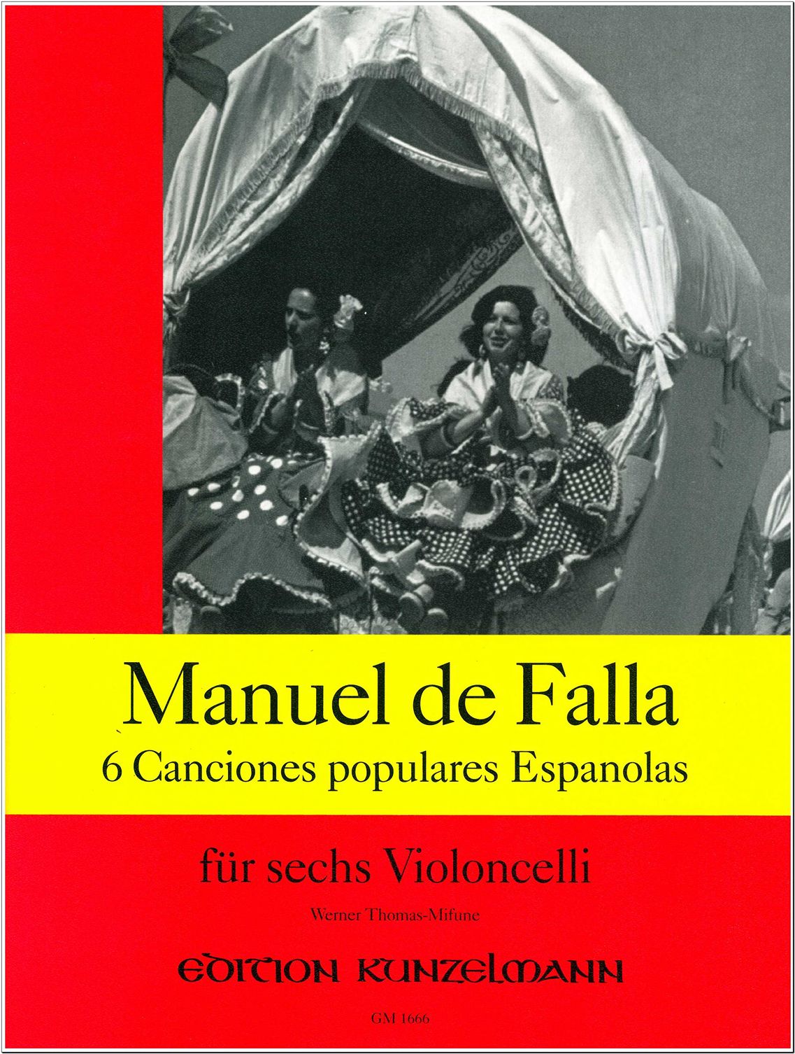 Falla: 6 canciones populares españolas (arr. for 6 cellos)