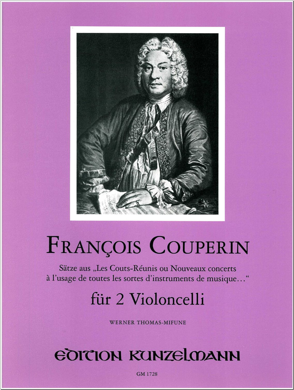 Couperin: Pieces from Nouveaux concerts (arr. for 2 cellos)