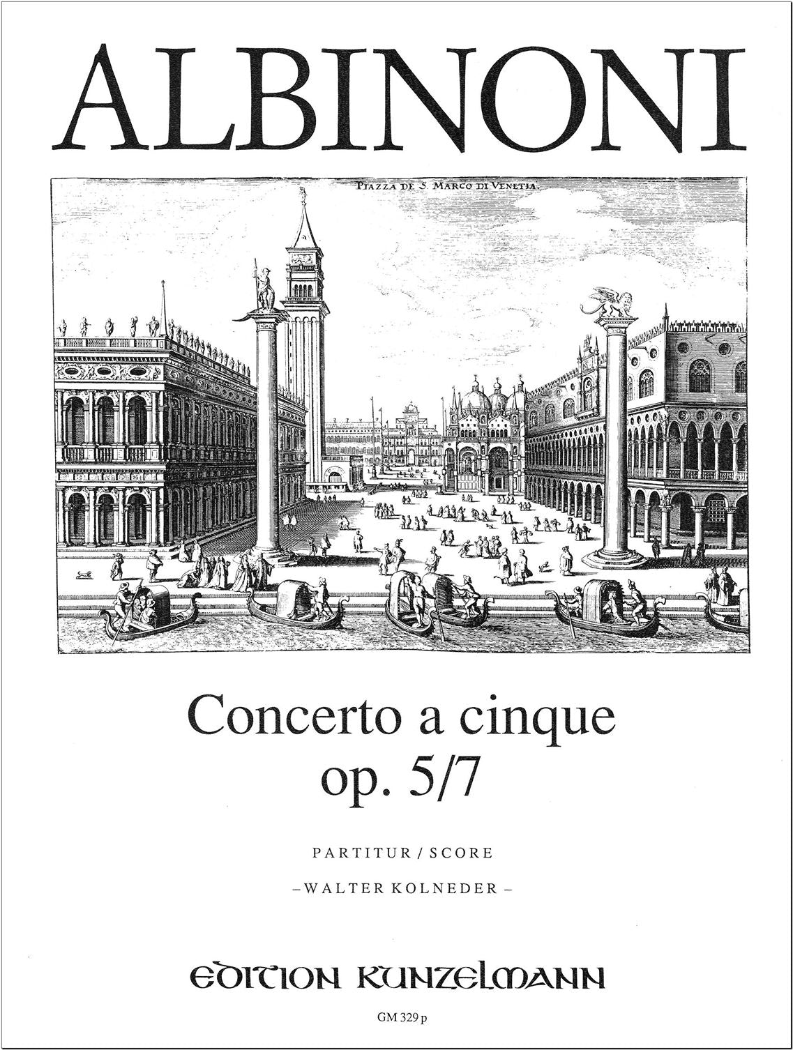 Albinoni: Concerto a cinque in D Minor, Op. 5, No. 7