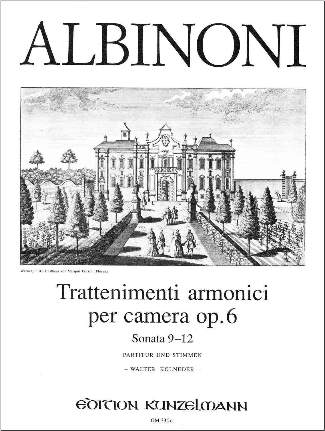 Albinoni: Violin Sonatas, Op. 6, Nos. 9-12