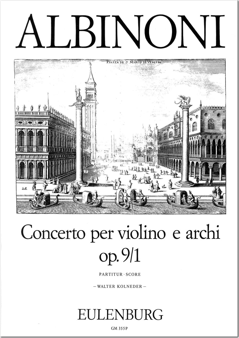 Albinoni: Violin Concerto in B-flat Major, Op. 9, No. 1