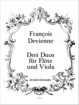 Devienne: 3 Duos for Flute & Viola, Op. 5