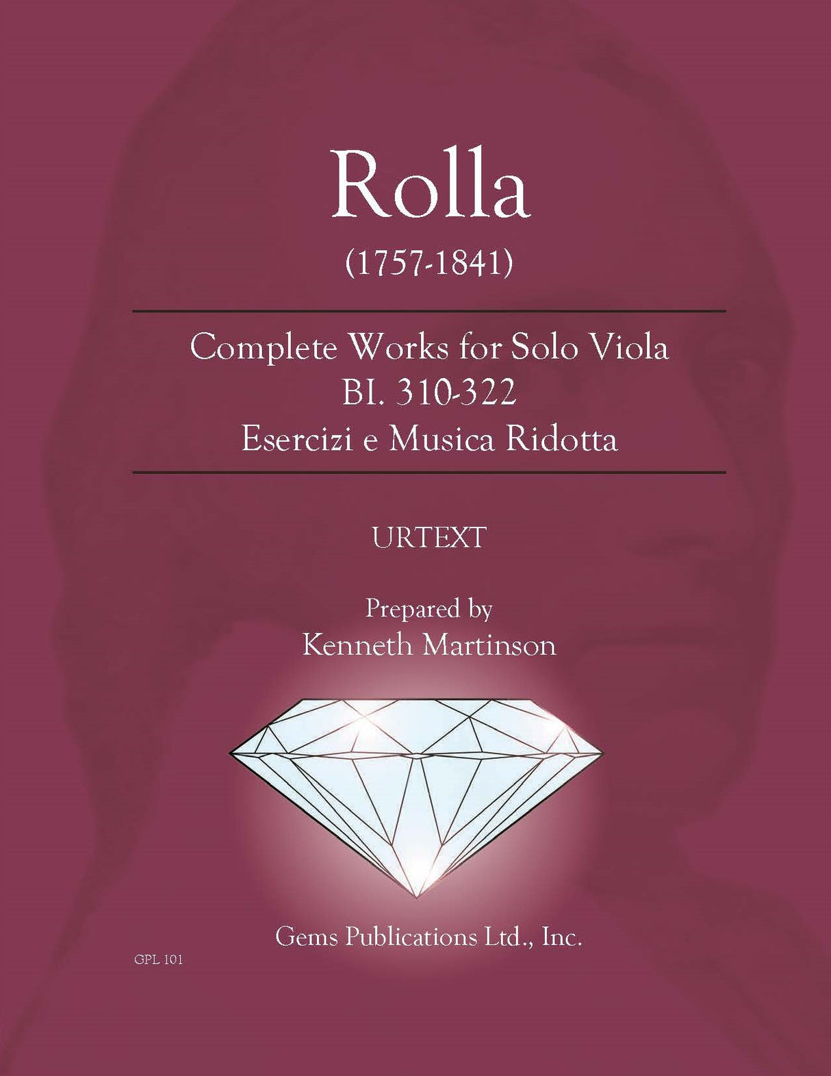 Rolla: Complete Works for Solo Viola, BI. 310-322