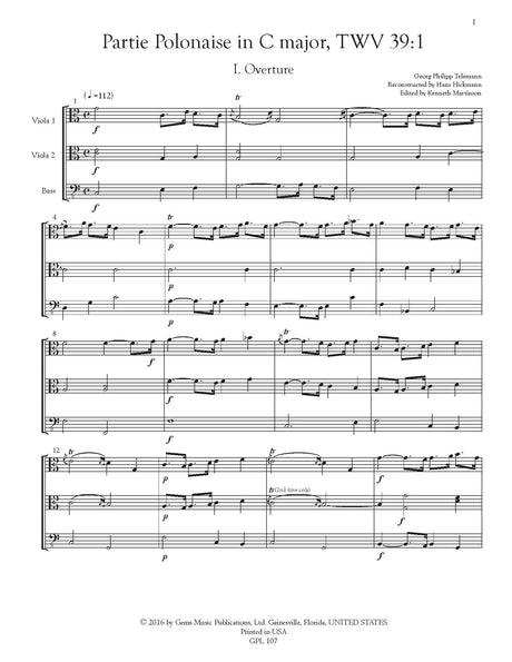 Telemann: Partie Polonaise in C Major, TWV 39:1