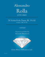 Rolla: Violin-Viola Duets - Volume 5 (BI. 47-50)