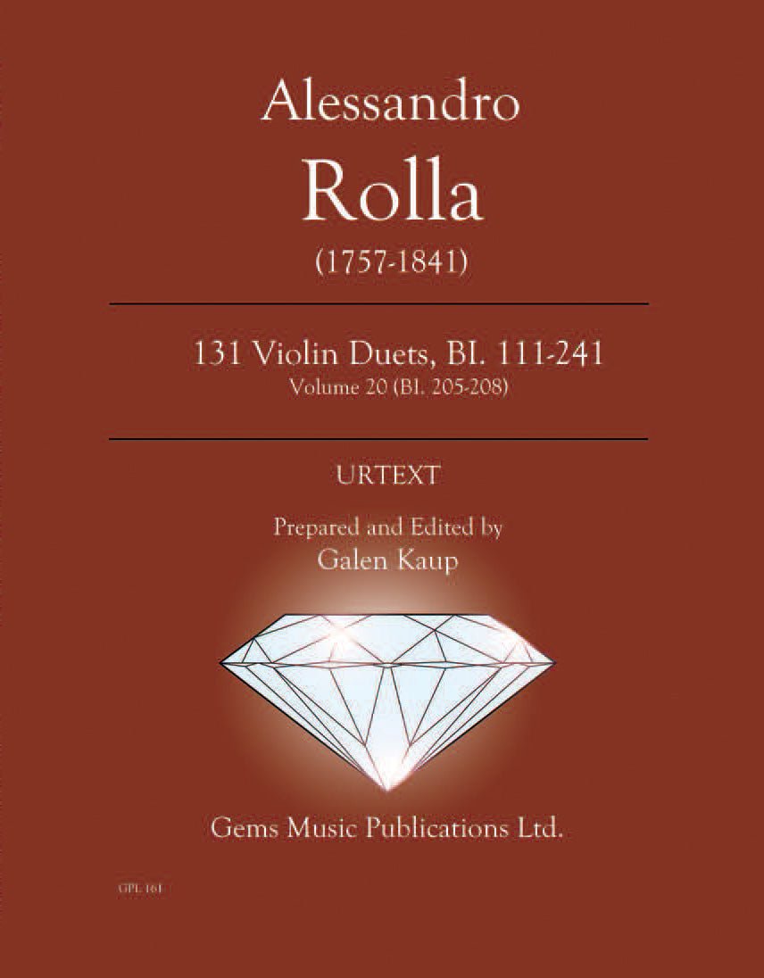 Rolla: Violin Duets - Volume 24 (BI. 205-208)