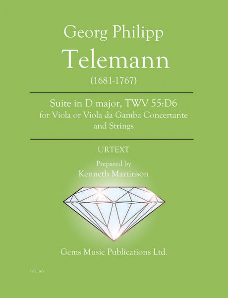 Telemann: Suite in D Major, TWV 55:D6