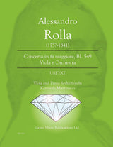 Rolla: Viola Concerto in F Major, BI. 549