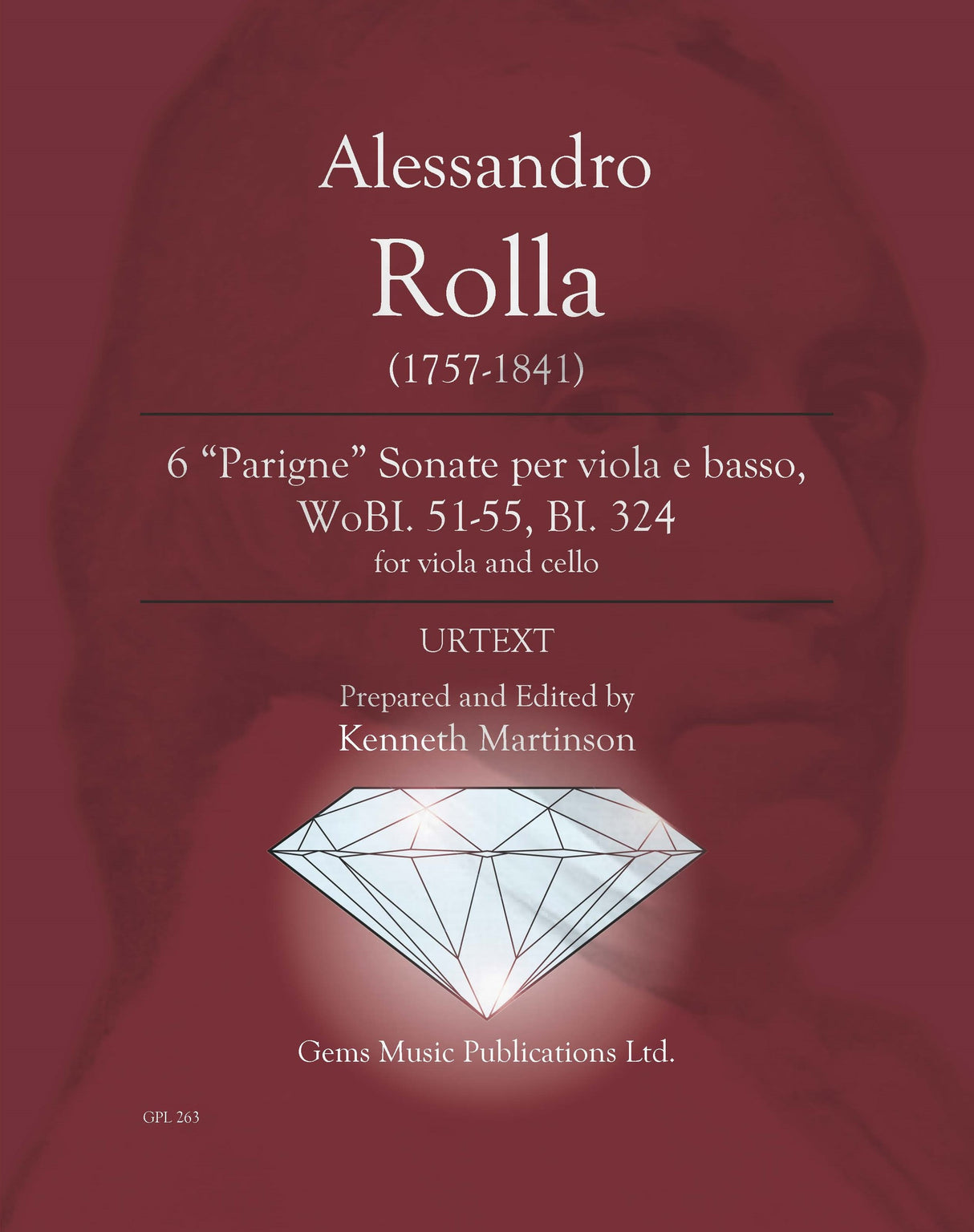 Rolla: 6 "Parigne" Sonatas, WoBI. 51-55 & BI. 324