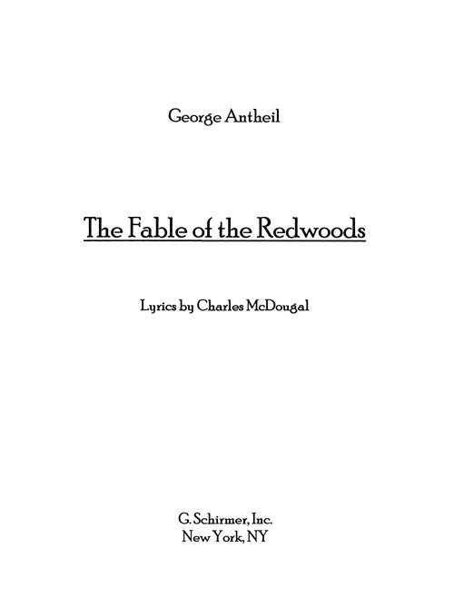 Antheil: The Fable of the Redwoods