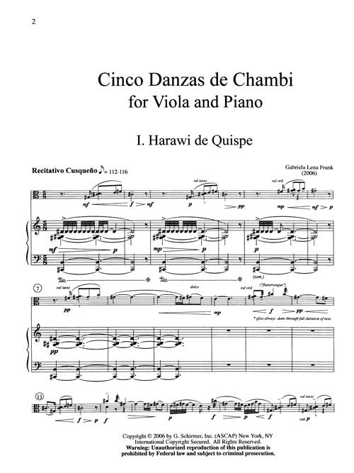 Frank: 5 Danzas de Chambi